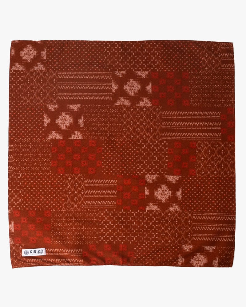Kiriko Original Bandana, Red Multi Pattern