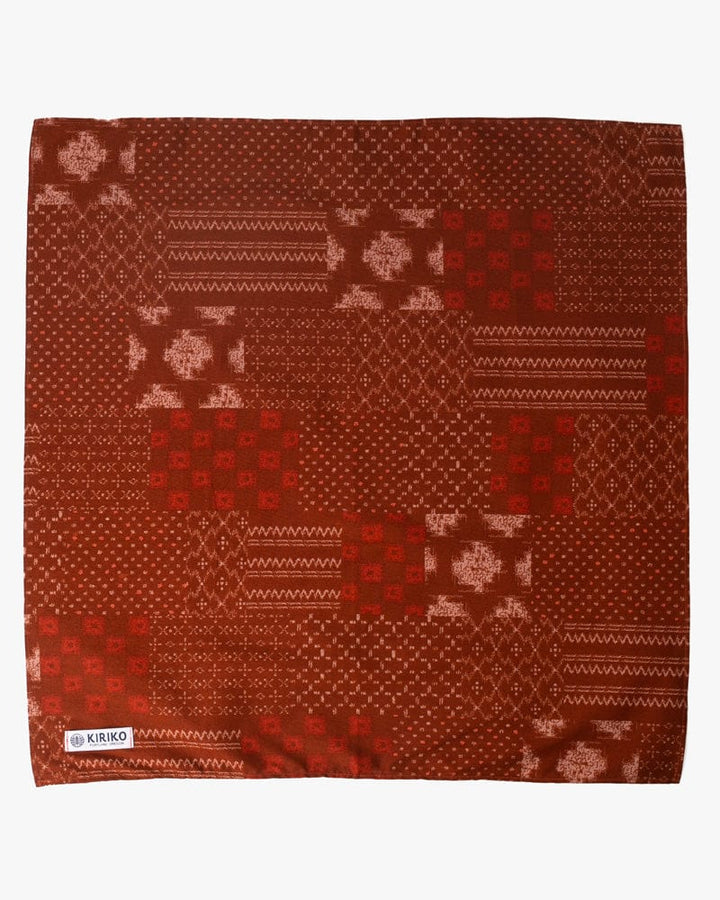 Kiriko Original Bandana, Red Multi Pattern