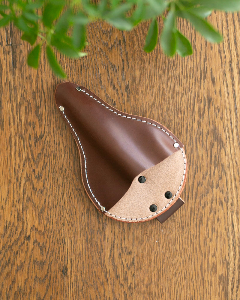 Tanabe Hasami, Scissors Case, Brown Leather