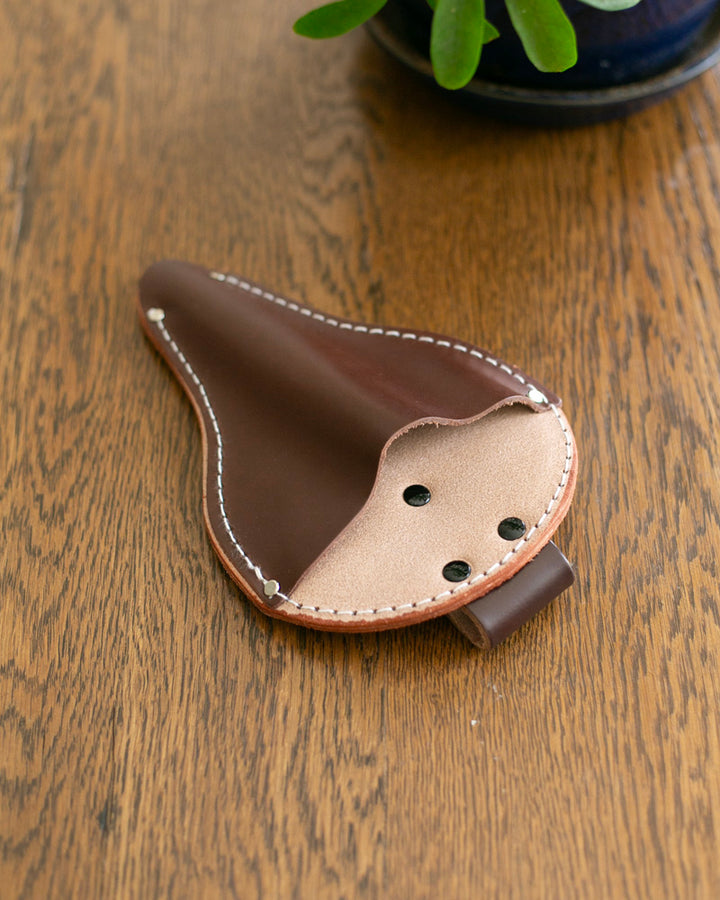 Tanabe Hasami, Scissors Case, Brown Leather