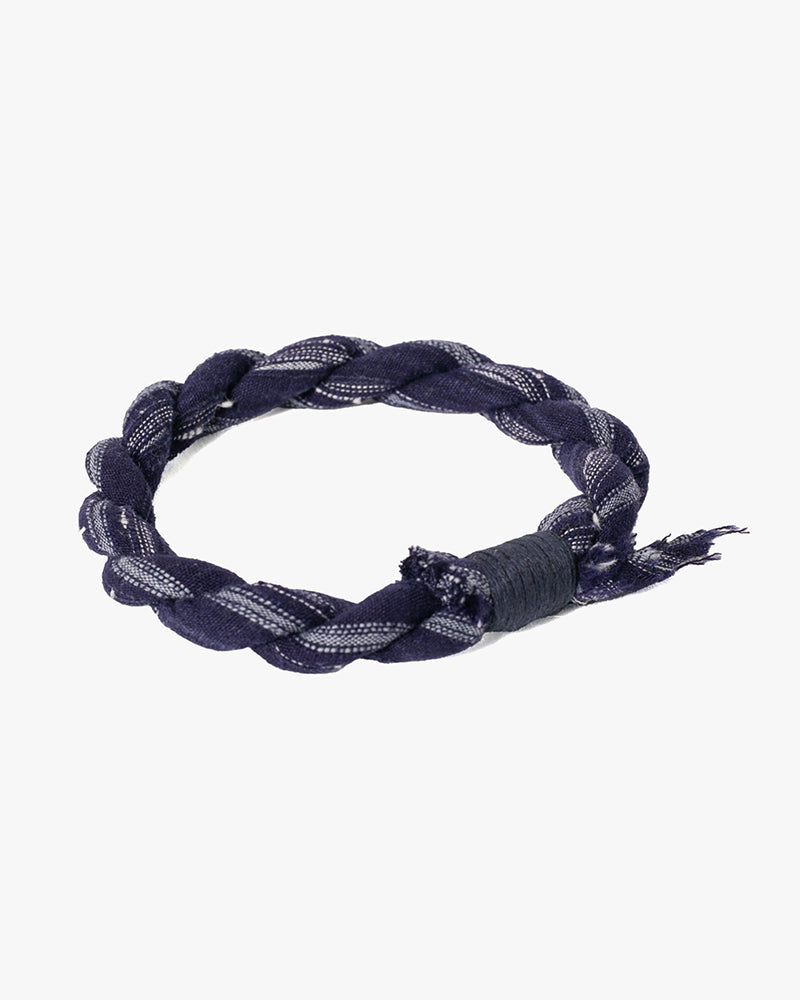 Boet x Kiriko Bracelet, Indigo with Light Blue Shima