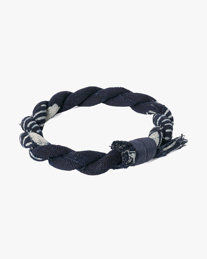 Boet x Kiriko Bracelet, Indigo with Partial White Katazome