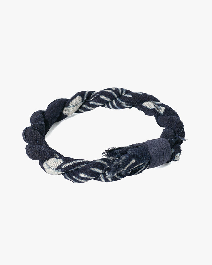 Boet x Kiriko Bracelet, Indigo with Partial White Katazome