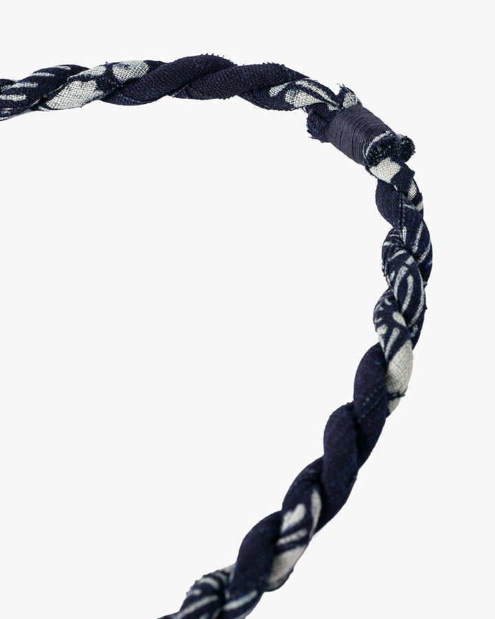 Boet x Kiriko Necklace, Indigo Katazome