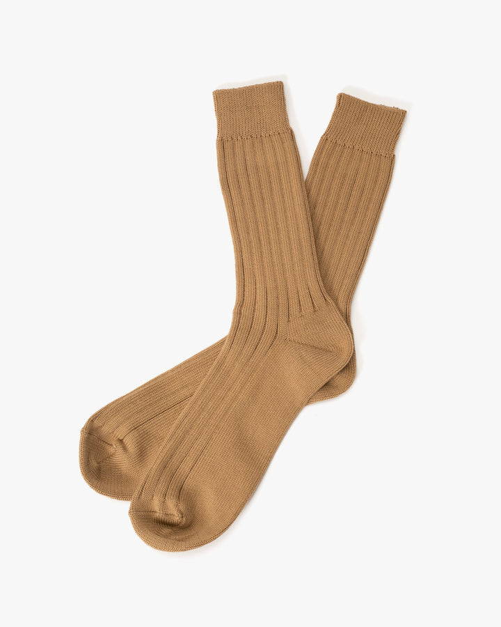 Knitwin, Crew Socks, Egyptian Cotton, Praha Cafe Au Lait