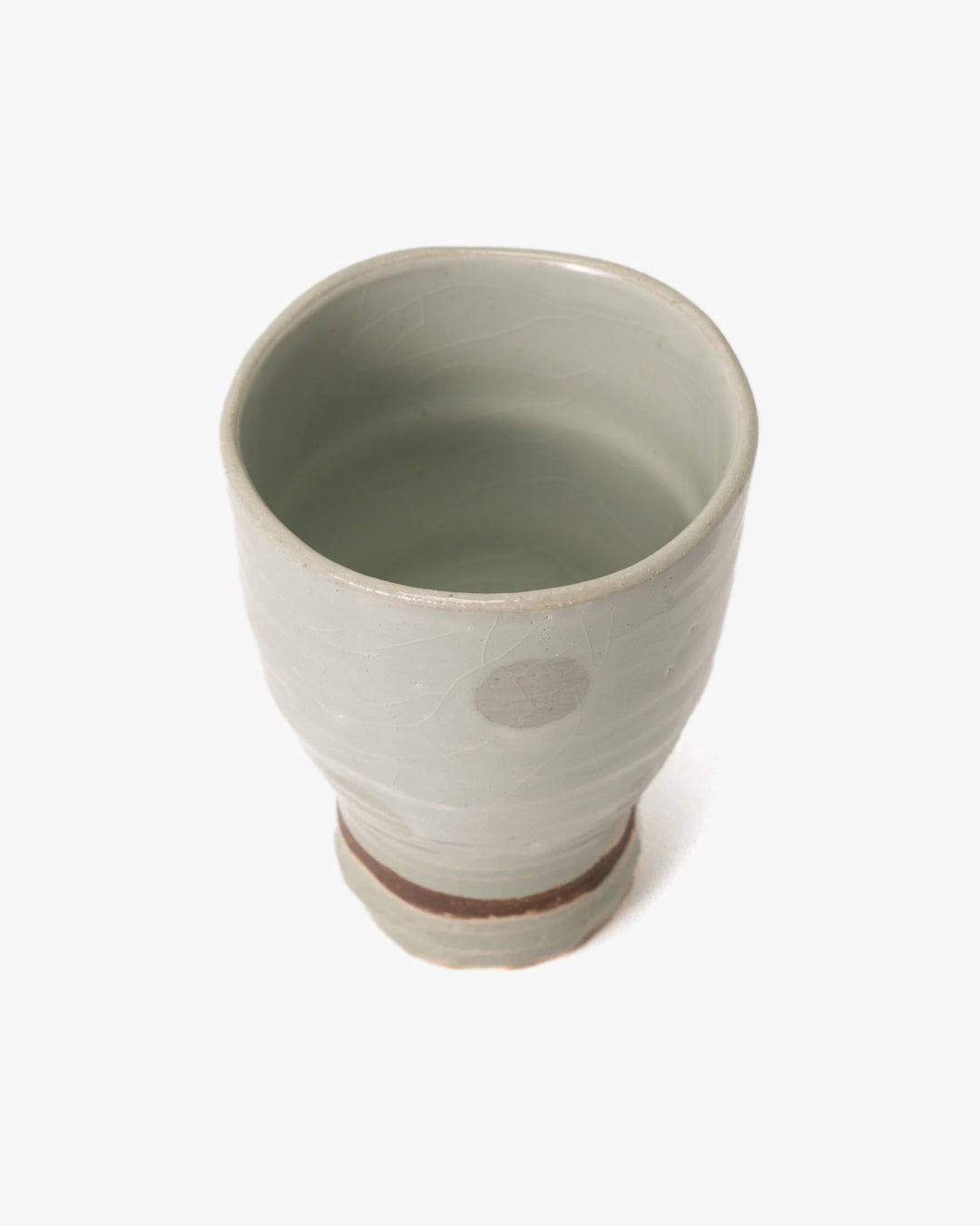 Cup, Bisque, Uwabami Series, Off White Dots - L