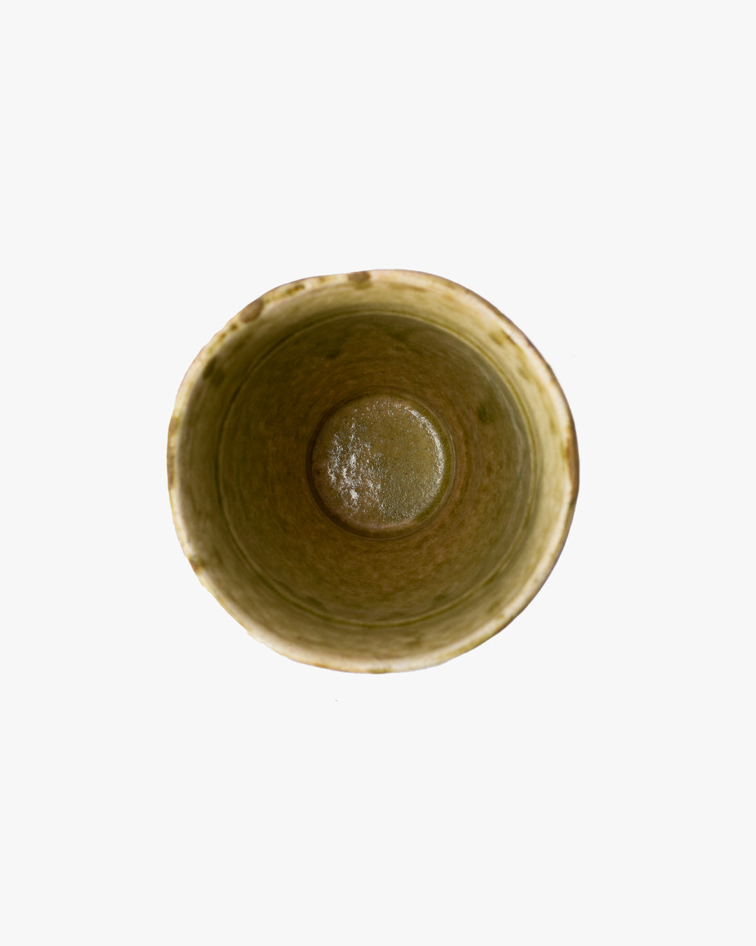 Cup, Bisque, Uwabami Series, Striped Rust - L
