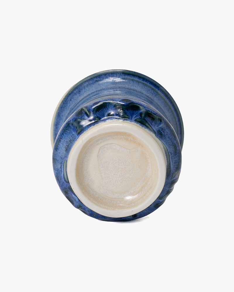Yunomi Cup, Ichiyama, Indigo with Shima