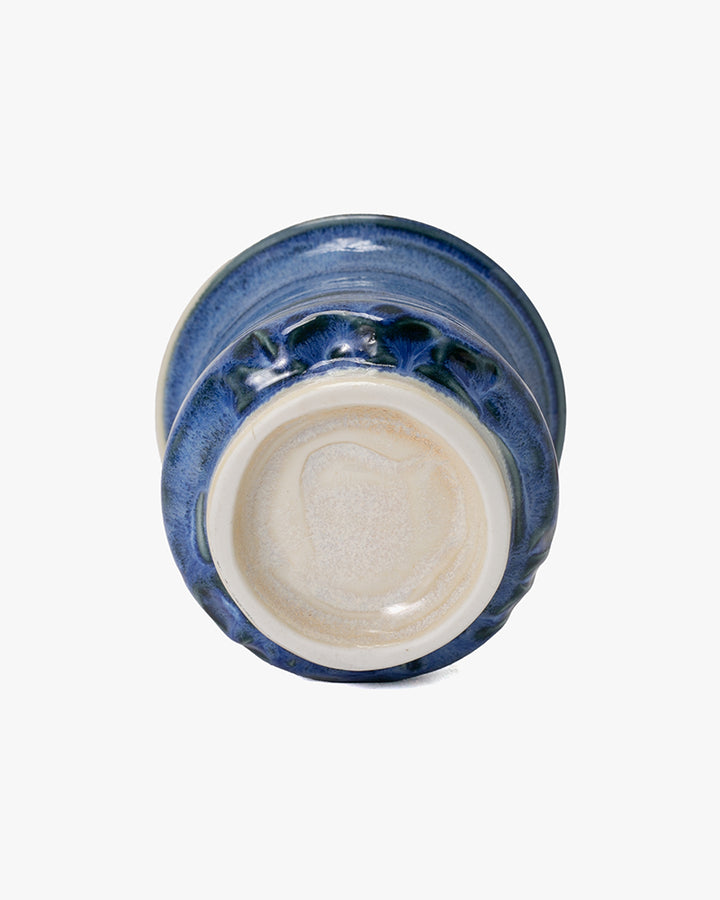 Yunomi Cup, Ichiyama, Indigo with Shima