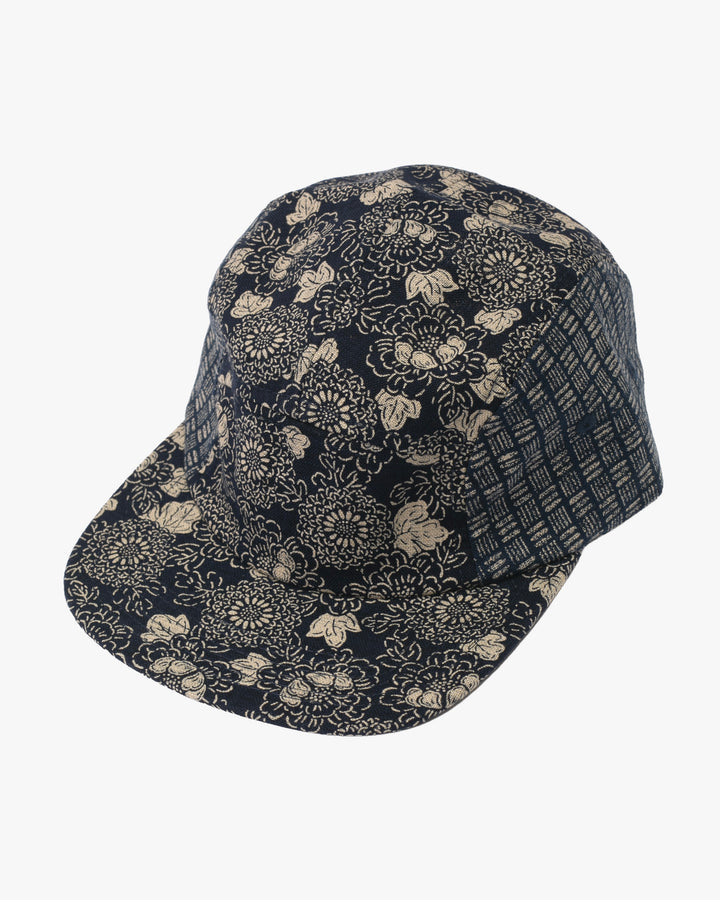 Kiriko Original Cap, Two Tone, Chrysanthemum, Peony and Basket Weave