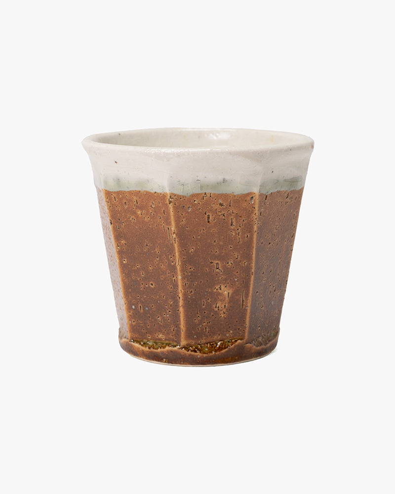 Yunomi Cup, Ichiyama, Octagon Faceted, Vidro