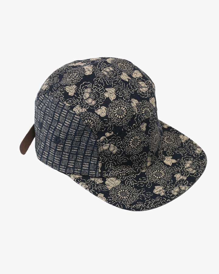 Kiriko Original Cap, Two Tone, Chrysanthemum, Peony and Basket Weave