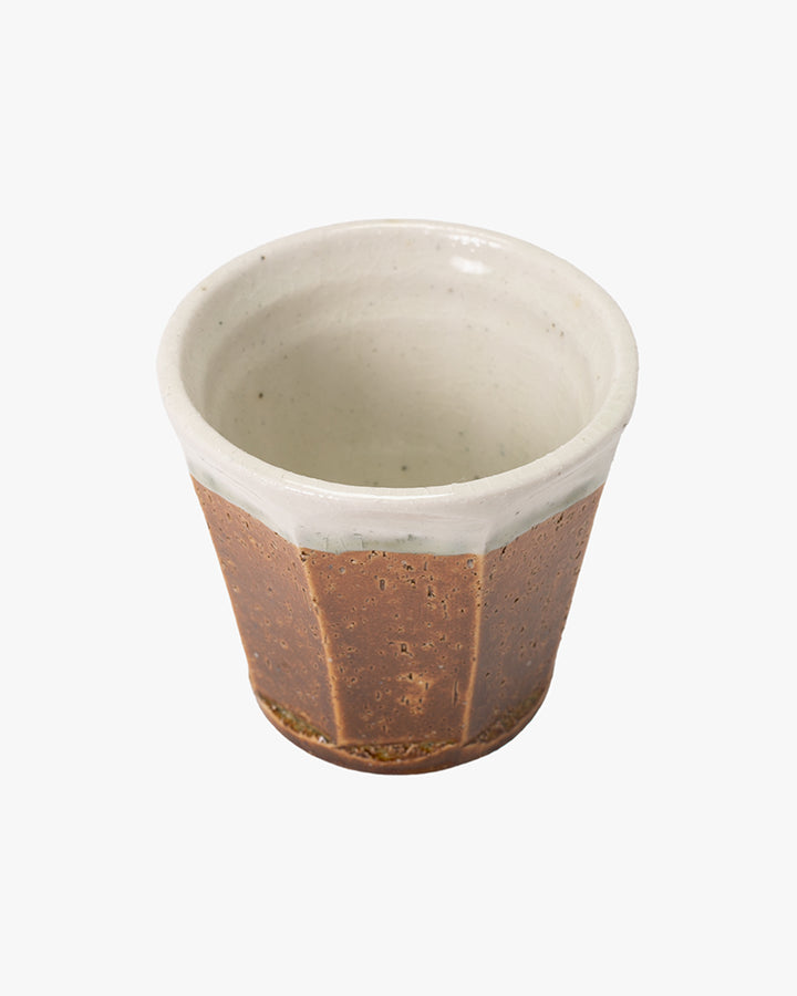 Yunomi Cup, Ichiyama, Octagon Faceted, Vidro