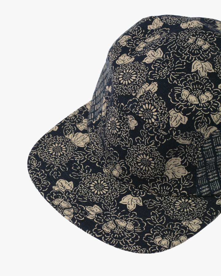 Kiriko Original Cap, Two Tone, Chrysanthemum, Peony and Basket Weave