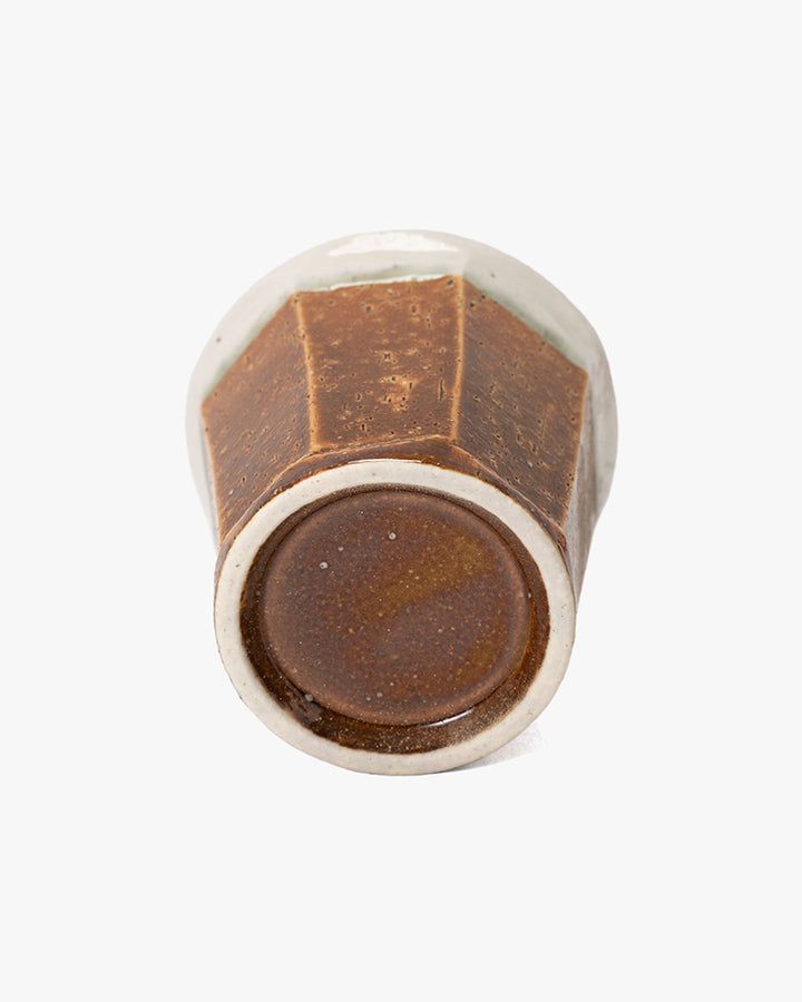 Yunomi Cup, Ichiyama, Octagon Faceted, Vidro