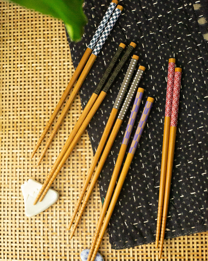 Chopsticks, Kawai, Susutake Wamon, Set of 5