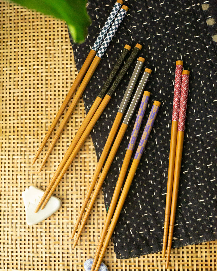 Chopsticks, Kawai, Bamboo Set of 5