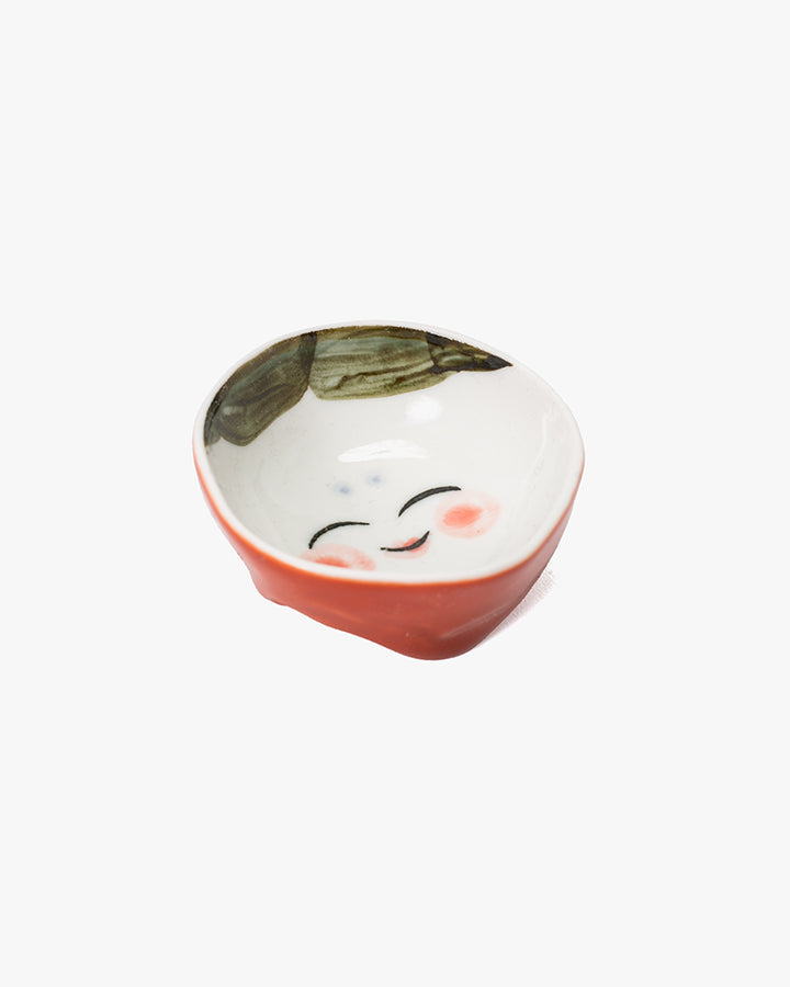 Sake Cup, Ichiyama, Oni wa Soto Fuku wa Uchi, Red