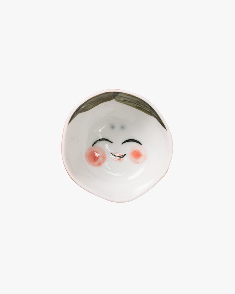 Sake Cup, Ichiyama, Oni wa Soto Fuku wa Uchi, Red