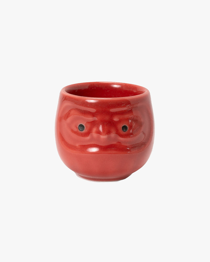 Sake Cup, Ichiyama, Daruma Red