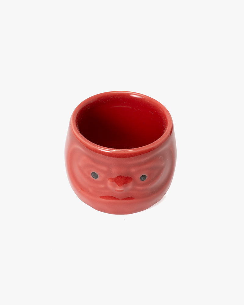 Sake Cup, Ichiyama, Daruma Red