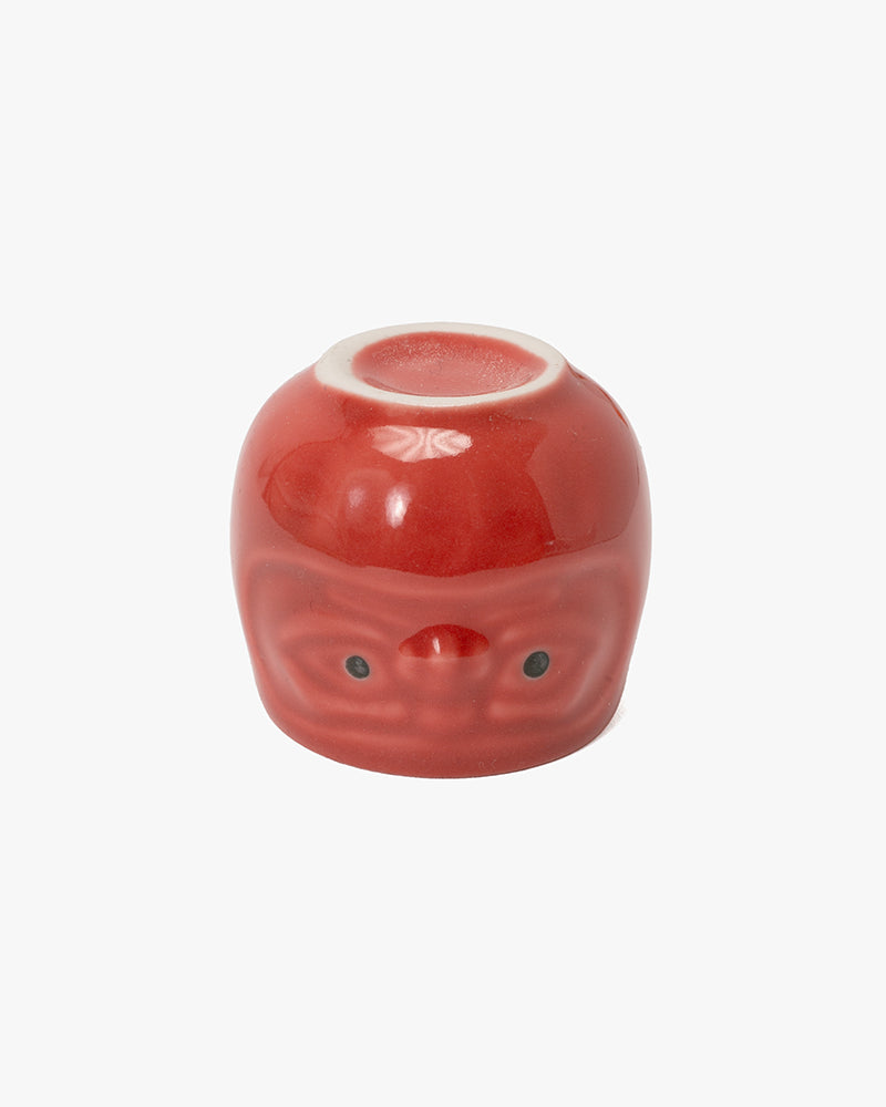 Sake Cup, Ichiyama, Daruma Red