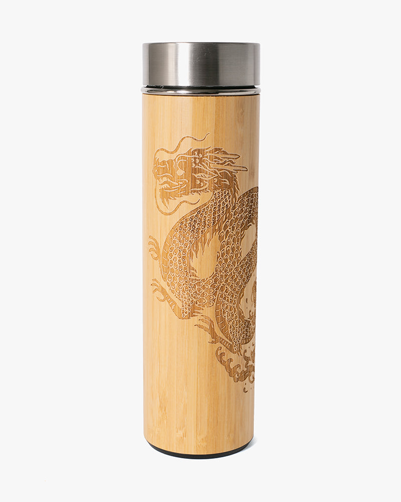 Kokoro Original Bamboo Bottle and Tea Infuser, Dragon