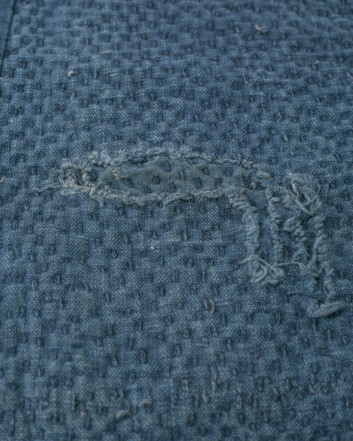 Vintage Noragi Jacket, Partially Sashiko Stitched Indigo