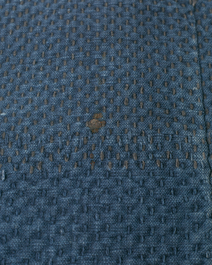 Vintage Noragi Jacket, Partially Sashiko Stitched Indigo