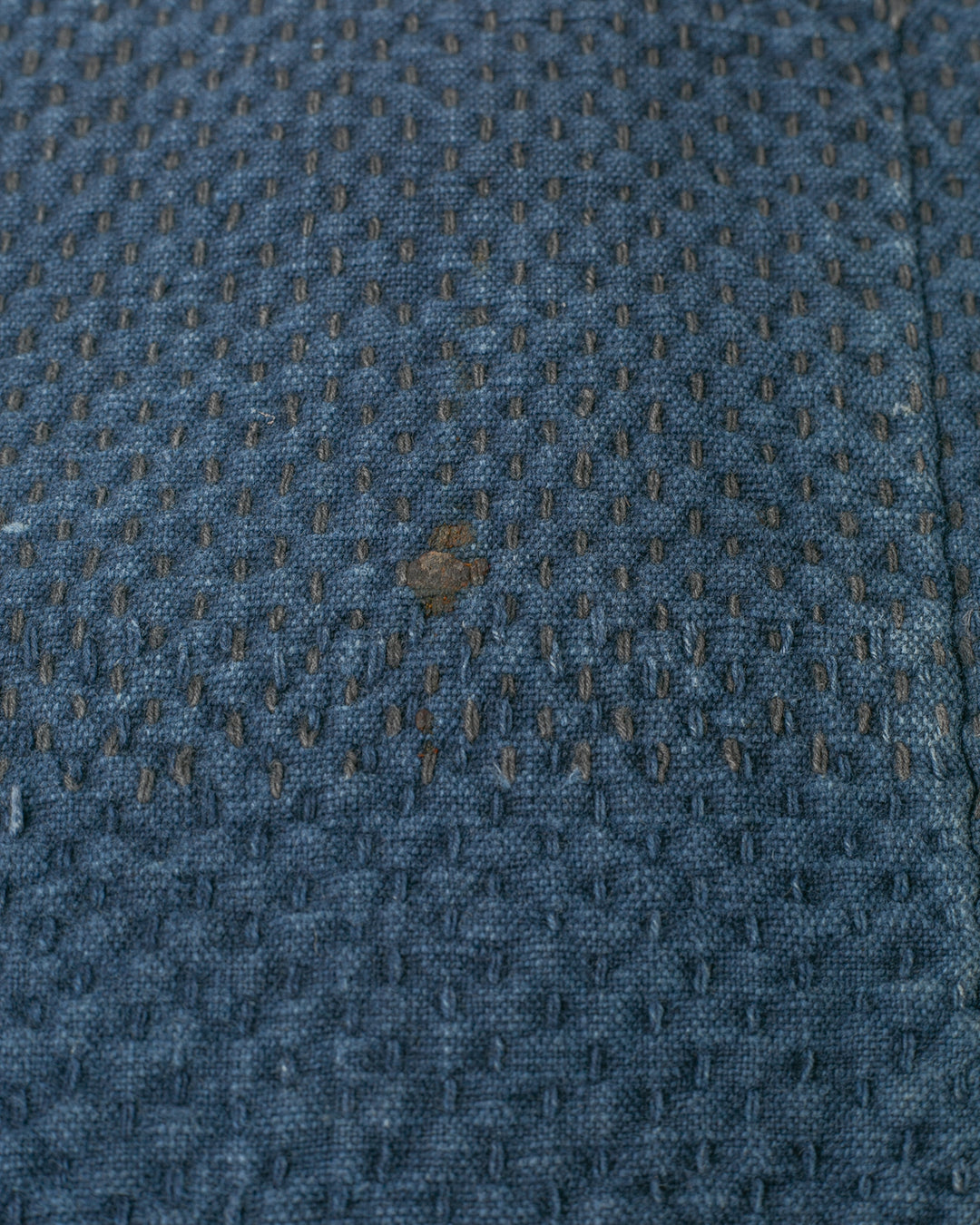 Vintage Noragi Jacket, Partially Sashiko Stitched Indigo