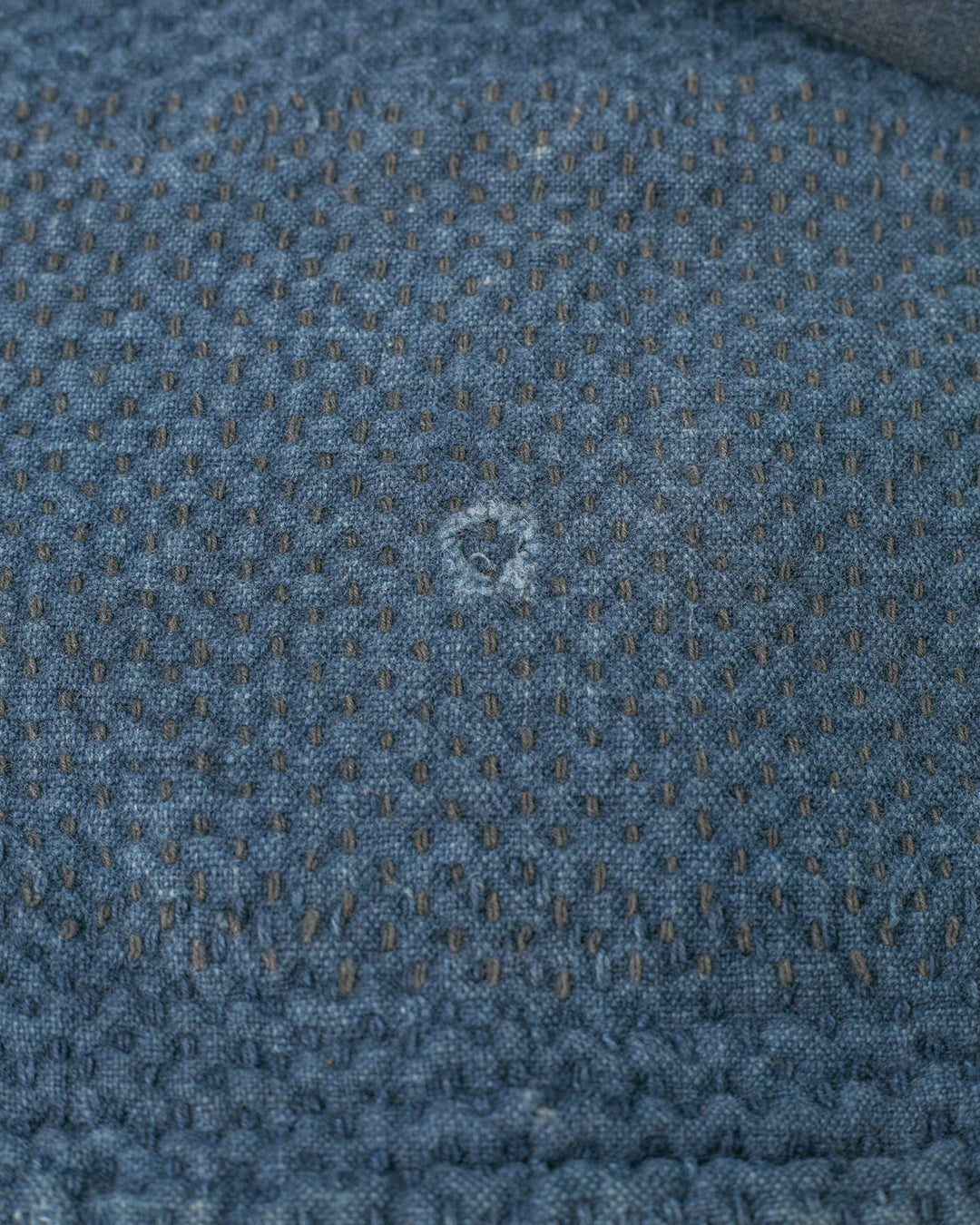 Vintage Noragi Jacket, Partially Sashiko Stitched Indigo