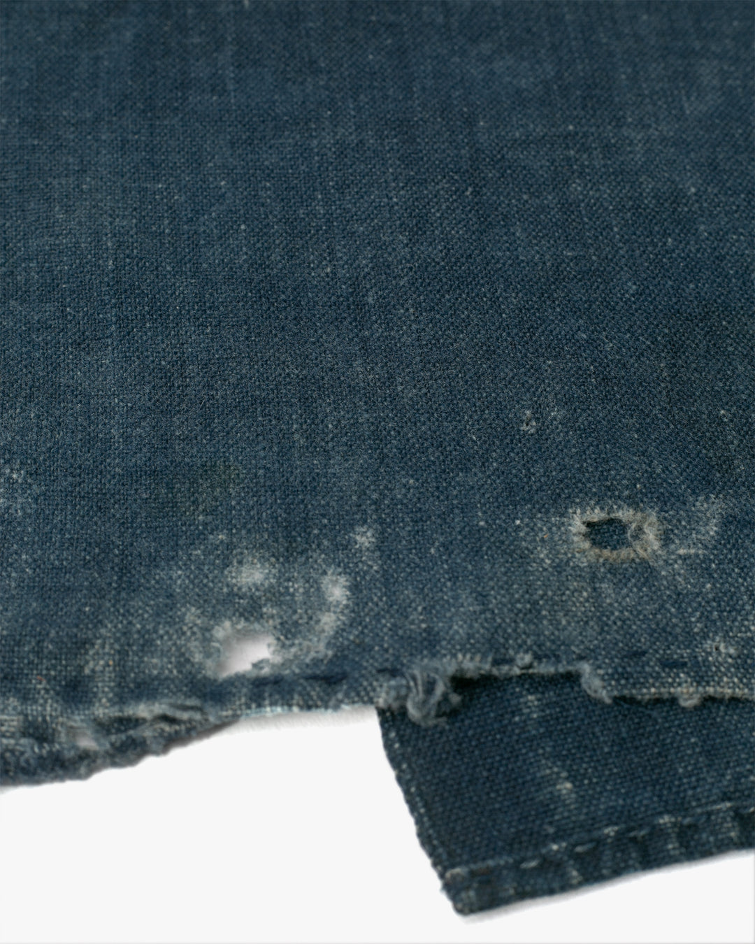 Vintage Noragi Jacket, Partially Sashiko Stitched Indigo 