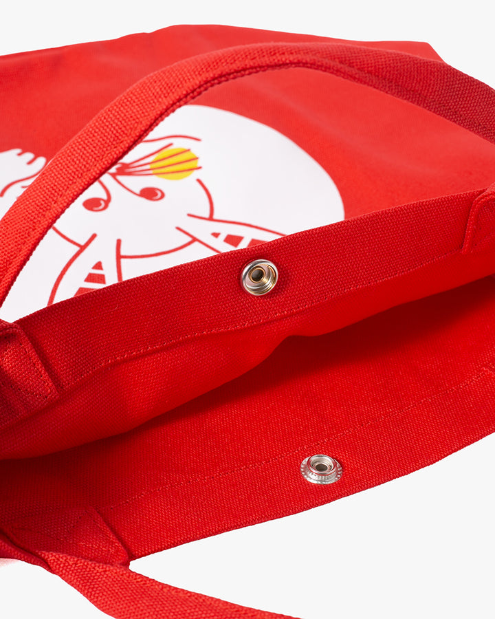 Wa Modern Tote, Red Usagi