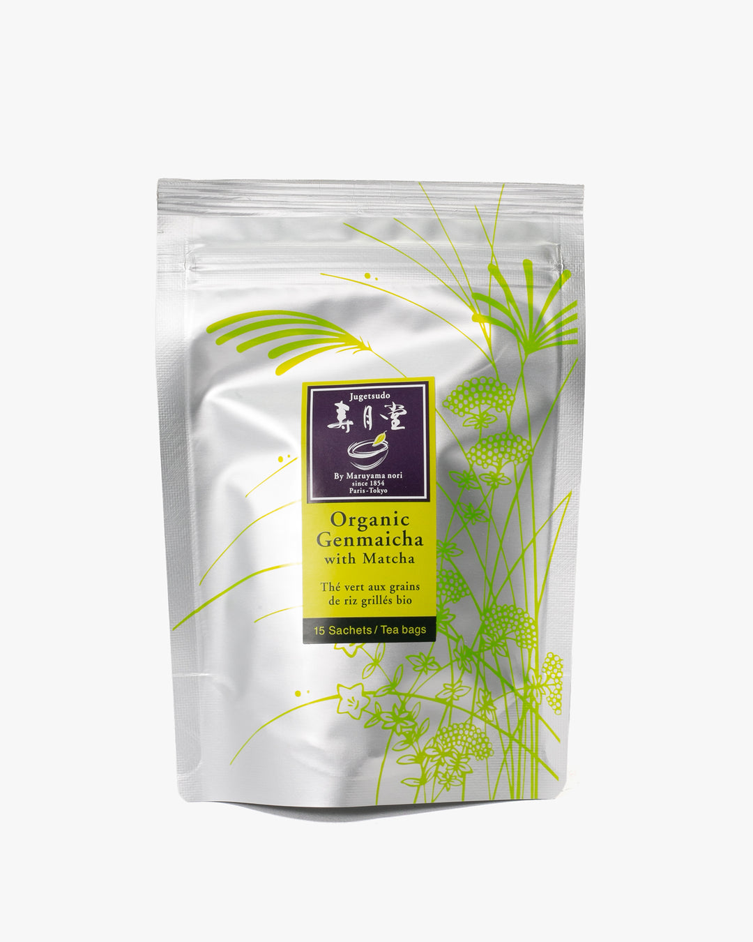 Jugetsudo USA Organic Genmaicha with Matcha Tea Bags