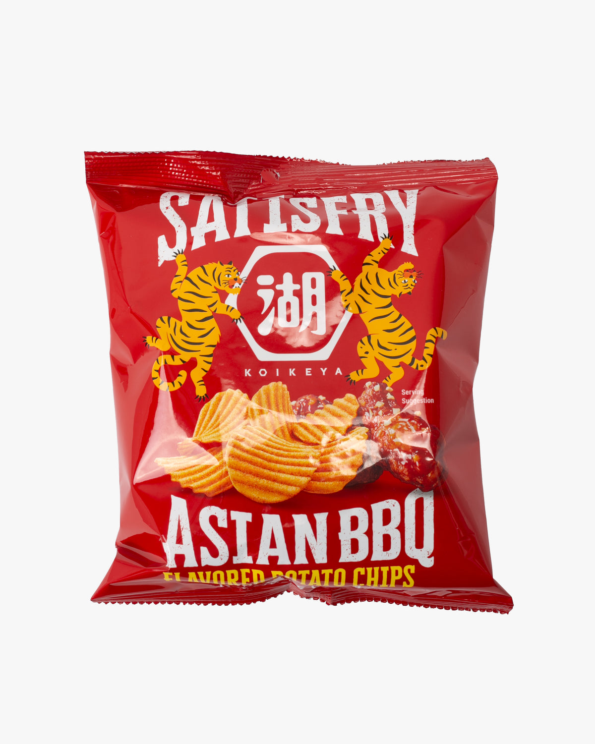Koikeya, Satisfry, Asian BBQ Flavored Potato Chips