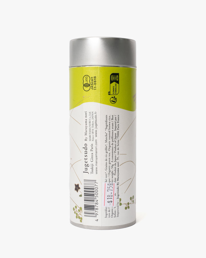 Jugetsudo Organic Genmaicha With Matcha, Loose Leaf 40g