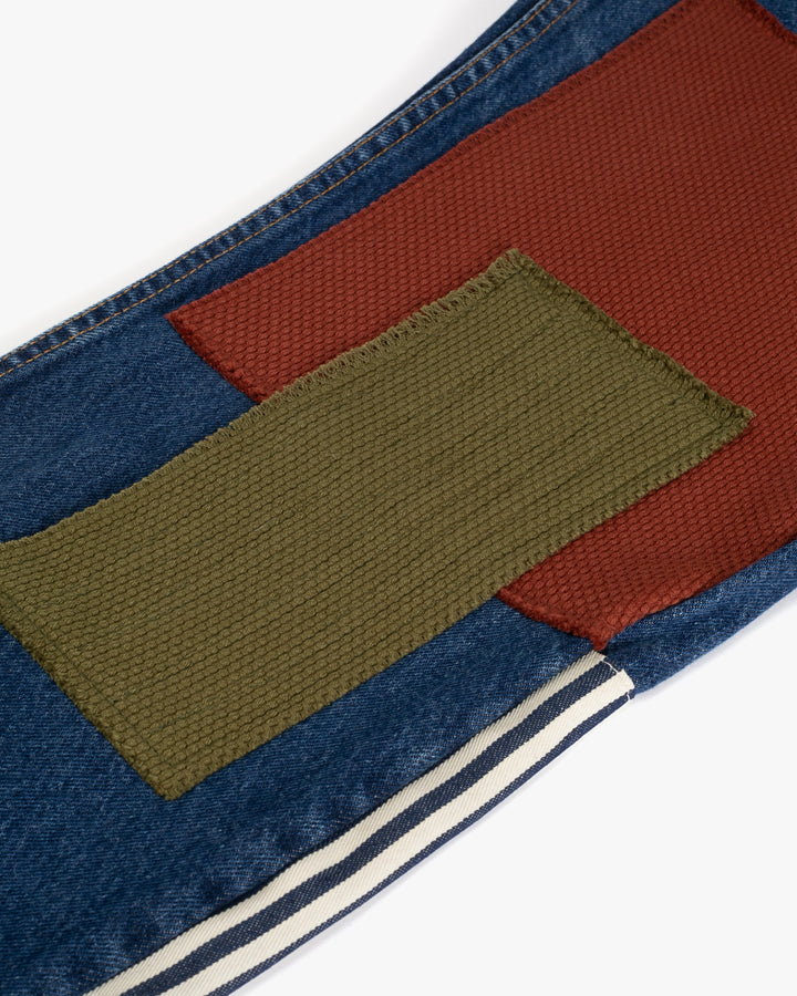 Kiriko Custom Patched Denim Jeans, 3
