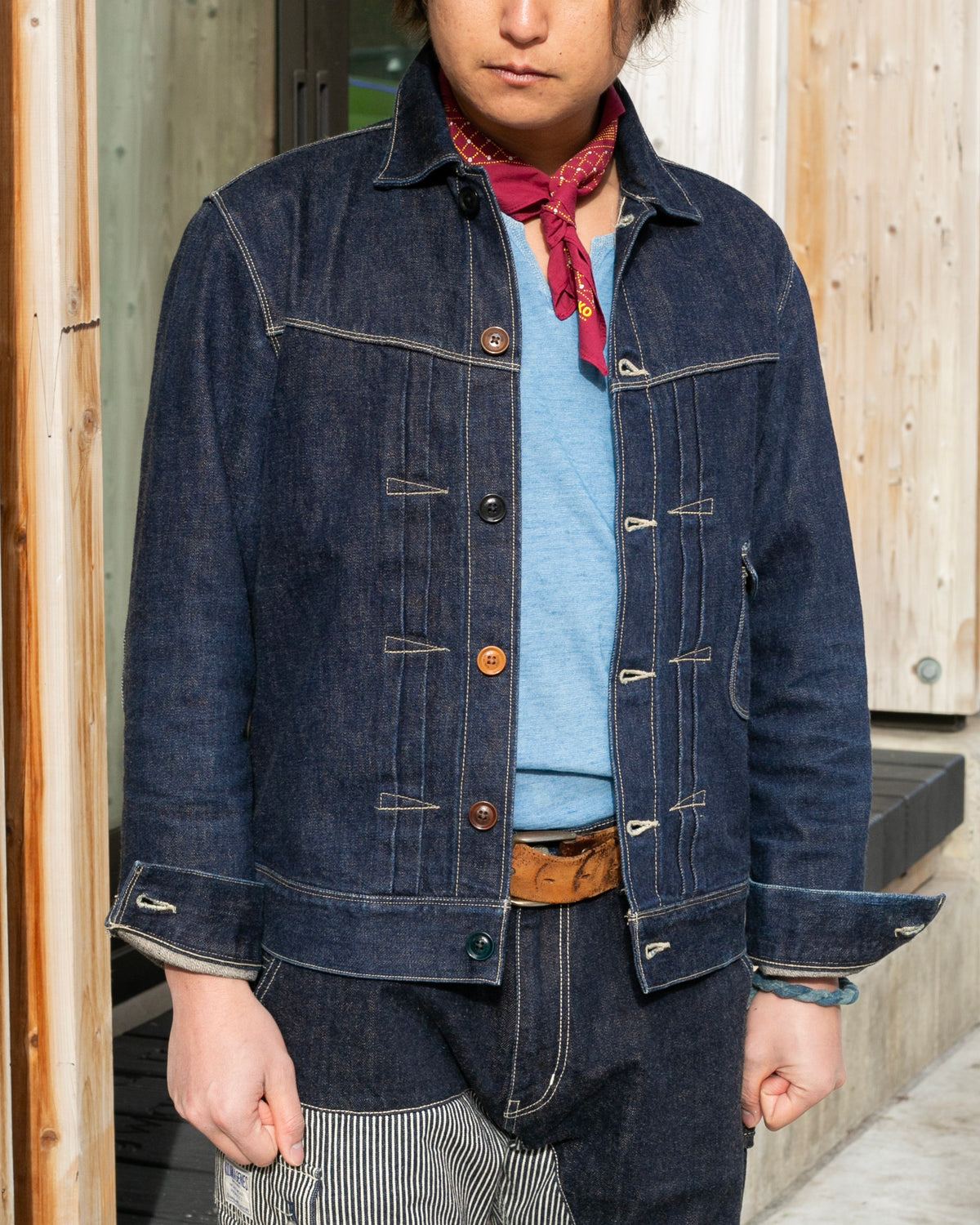 Japanese Repro Jacket, M, Orgueil, Dark Indigo