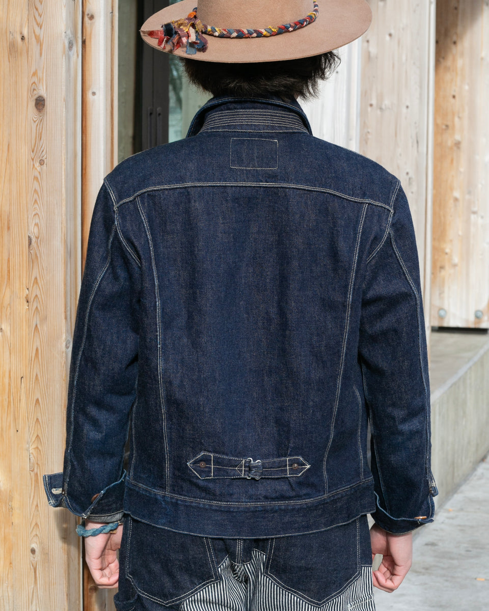 Japanese Repro Jacket, M, Orgueil, Dark Indigo – Kiriko Made