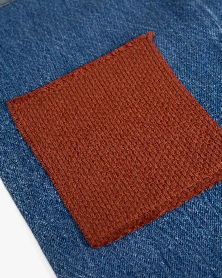 Kiriko Custom Patched Denim Jeans, 1