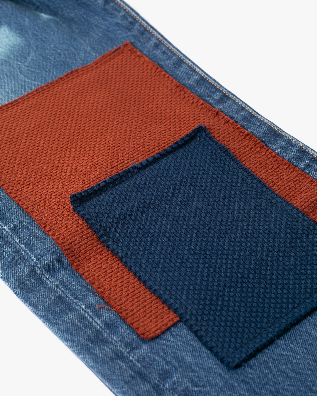 Kiriko Custom Patched Denim Jeans, 6