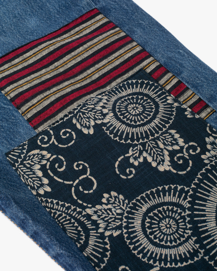 Kiriko Custom Patched Denim Jeans, 6