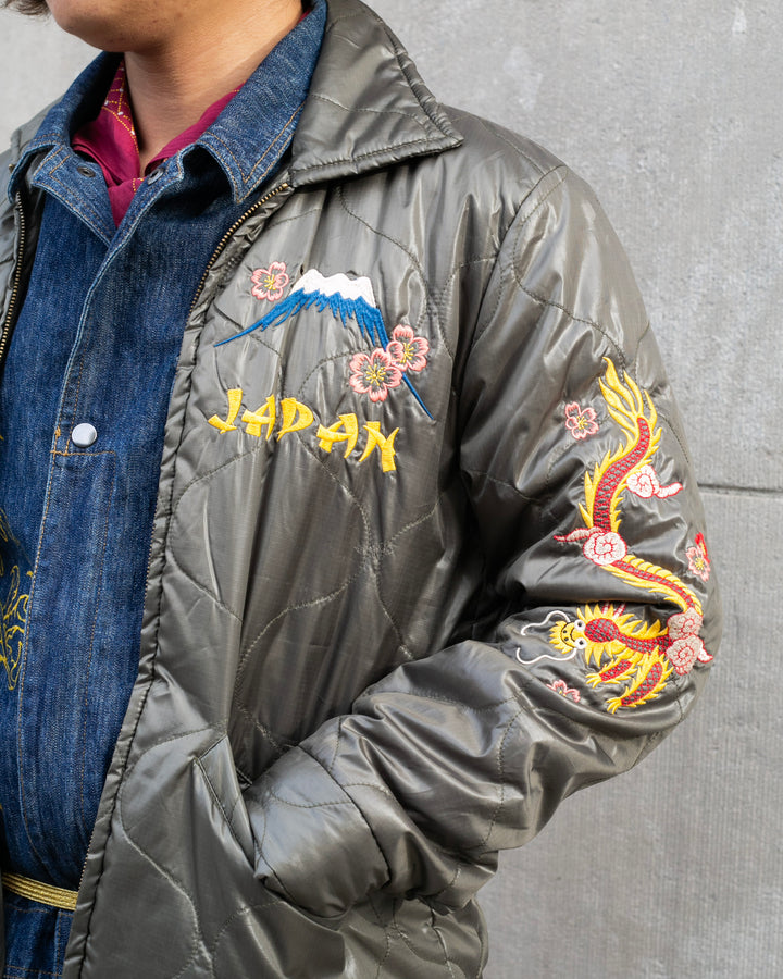Japanese Repro Jacket, M, Cropped Heads, Nylon Como Jacket