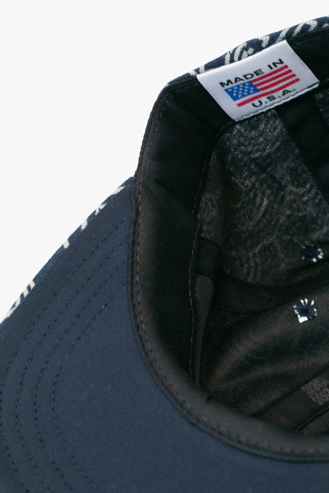 Kiriko Original Cap, 6-Panel Indigo Large Multi with Solid Indigo Underbill