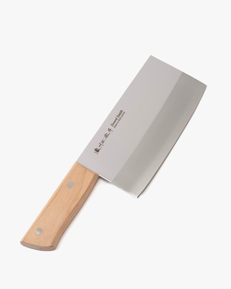 Japanese Knife, Satake Cutlery, Chinese Knife, Noshu Masamune Saku, Brown Handle