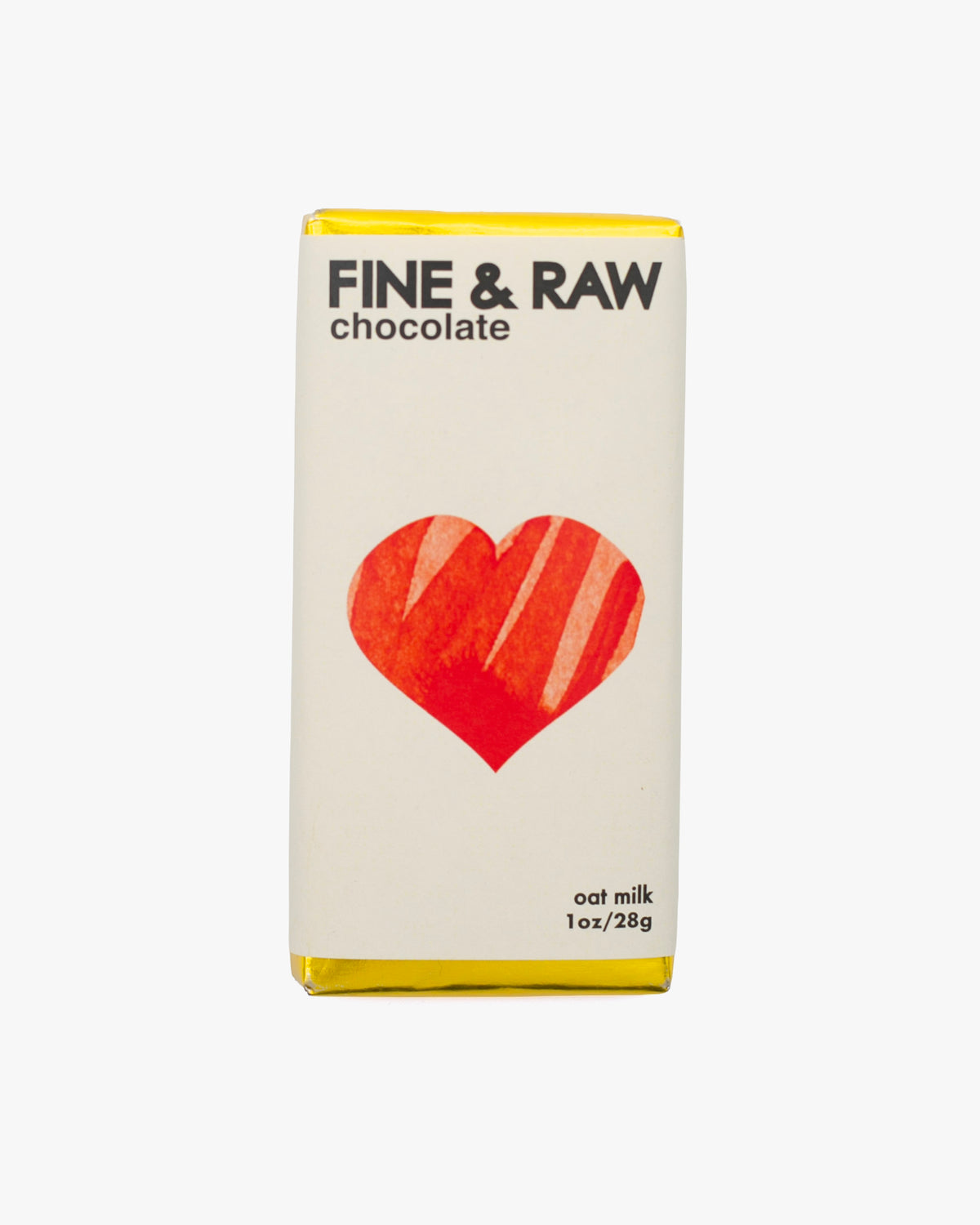 Fine & Raw, Oat Milk Chocolate Bar, 1oz