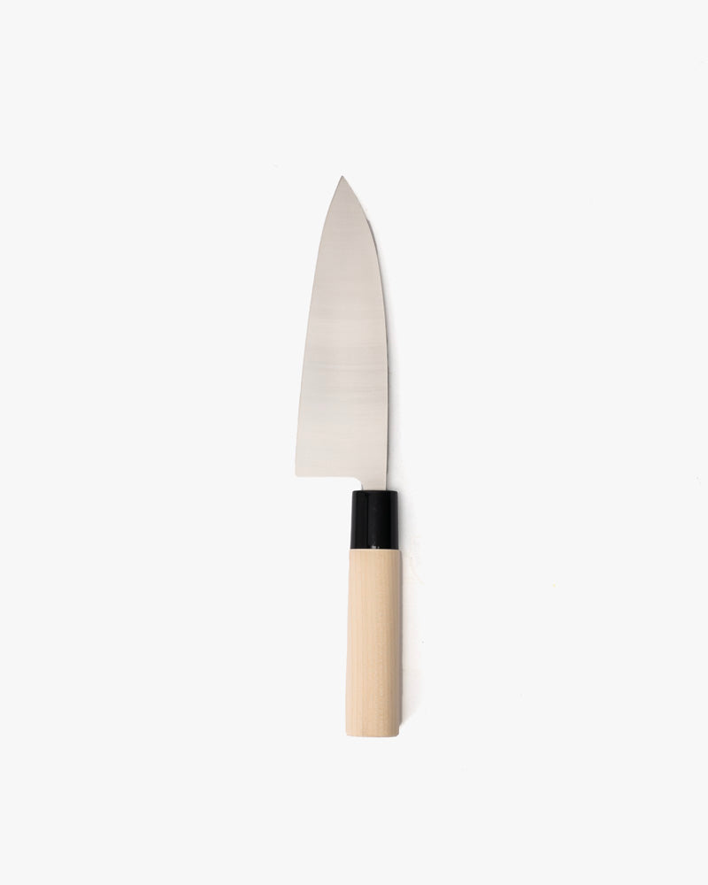 Japanese Knife, Satake Cutlery, Deba, Noshu Magoroku Saku, Tan Handle