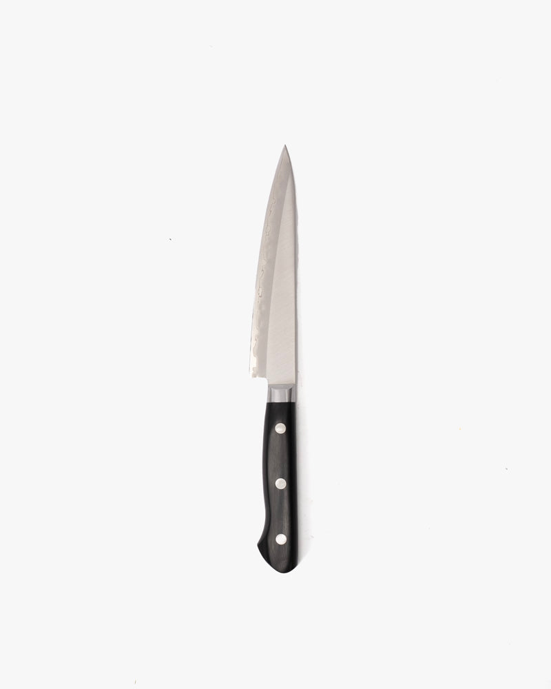 Japanese Knife, Yasuda Hamono, Petty, Seki Kotetsu Series, Black Handle