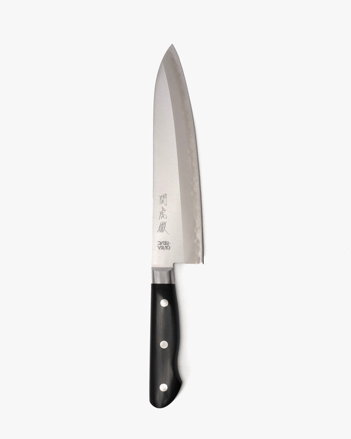 Japanese Knife, Yasuda Hamono, Gyutou, Seki Kotetsu Series, Black Handle