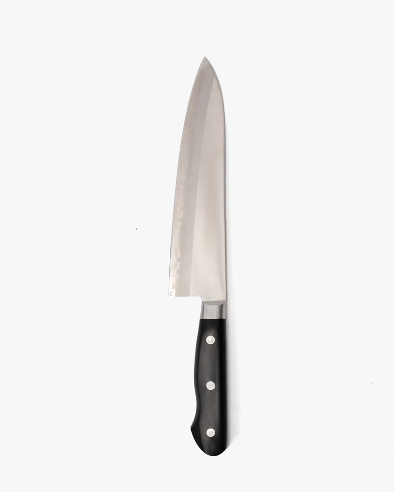 Japanese Knife, Yasuda Hamono, Gyutou, Seki Kotetsu Series, Black Handle